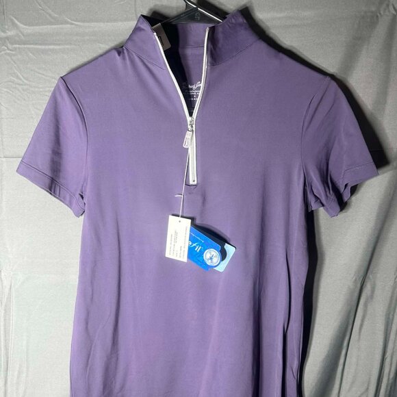 The Tailored Sportsman Tops - The Tailored Sportsman Ice Fil 1/4 Zip short sleeve T-shirt